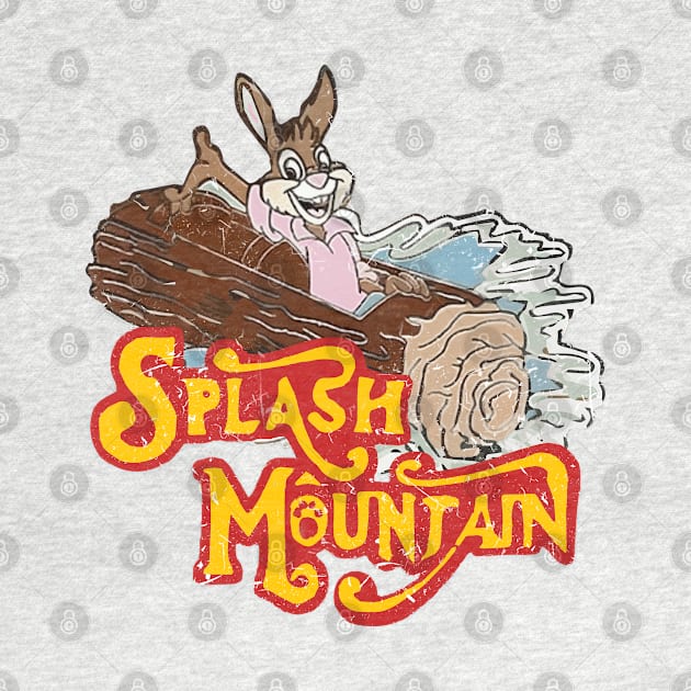 Splash Mountain Funny Rabbit by Semhar Flowers art